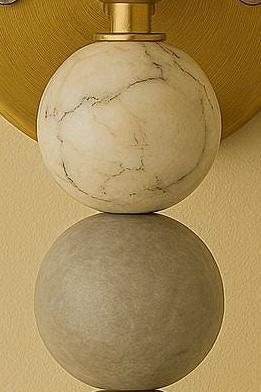 Modern Alabaster Sconce Light, Mid Century Modern Wall Sconce, Vintage Wall Light Sconce, Minimal Sconce Light