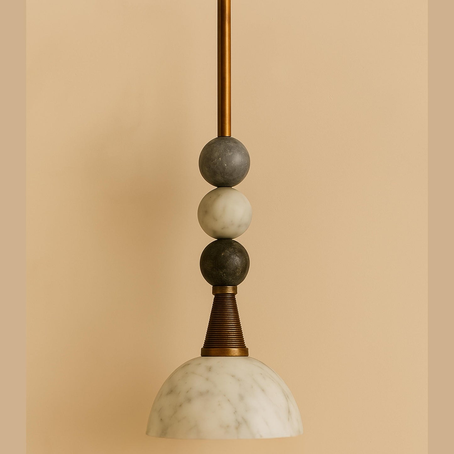 Gemstone Pendant Light, Modern Brass Ceiling Lamp, Light Pendant, Bedside Ceiling Lamp, Bathroom Lights