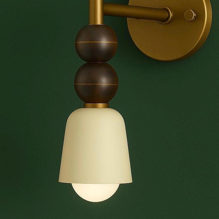 Handmade Brass Wall Sconce Light With Frosted Glass, Bathroom Vanity Wall Light, Minimal Light Sconce, Bedside Lamp, Reading Wall Lamp