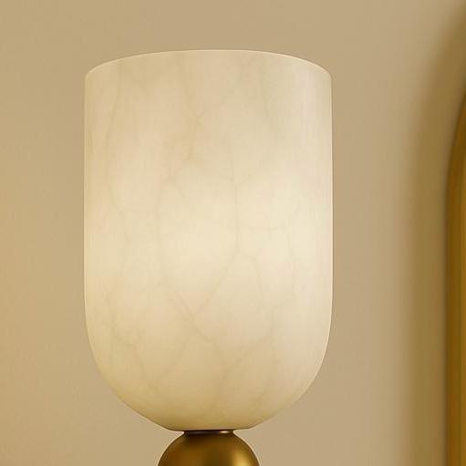 Victorian Alabaster Stone Wall Sconce, Minimal Sconce Light, Modern Wall Light Sconce, Vintage Wall Sconce Lamp, Brass Finish Wall Lamp