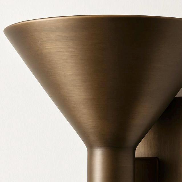 Brass Wall Light Modern Sconce, Mid Century Wall Light Sconce, Hallway Wall Lamp, Side Bed Reading lamp, Handmade Brass Finish Sconce