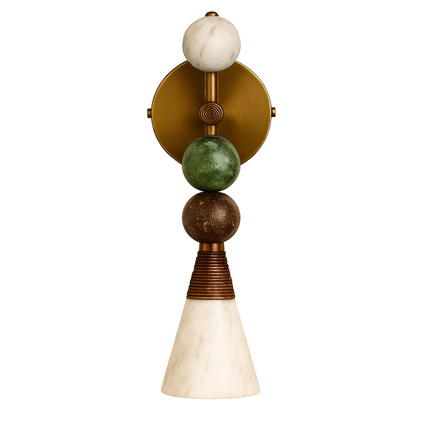 Indoor Wall Light Sconce, Marble Wall Sconce Light, Bedroom Wall Lamp, Mid Century Modern Wall Sconce, Vintage Wall Sconce