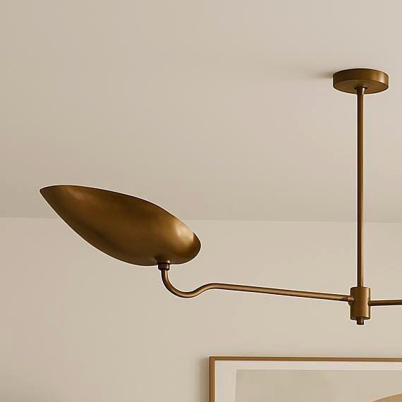 Sputnik Chandelier Lighting, Handmade Pendant Light, Brass Finish Pendant Light, Modern Chandelier, 2 Ceiling Light Fixture