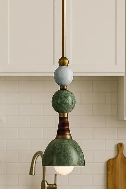Marble Pendant Light, Kitchen Chandelier Lighting, Modern Talisman Brass Ceiling Lamp, Light Pendant, Bedside Ceiling Lamp, Bathroom Lights