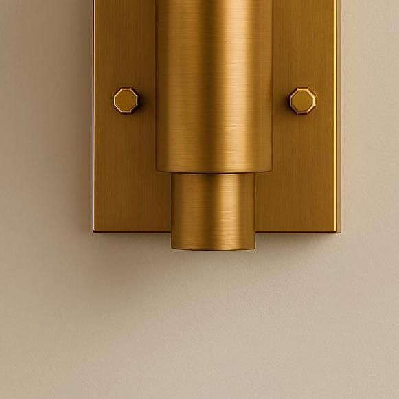 Handcrafted Brass Wall Sconce, Mid Century Modern Wall Light Sconce, Indoor Wall Lamp, Side Bed Reading lamp, Handmade Brass Finish Sconce
