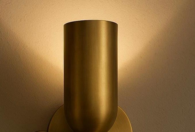 Double Solid Brass Wall Sconce Light, Modern Brass Wall Lamp, Mid Century Wall Light Sconce, Bathroom Vanity Lights, Mirror Sconce