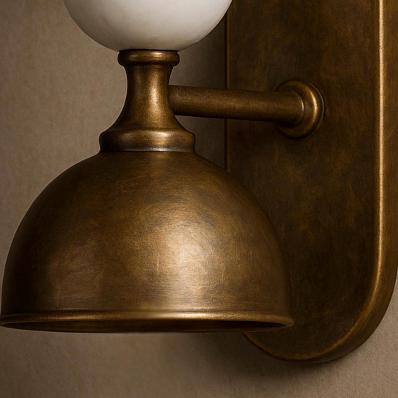 Brass Handcrafted Wall Sconce Light, Mid Century Modern Sconce Light, Wall Light Fixture, Gemstone Wall Light Sconce