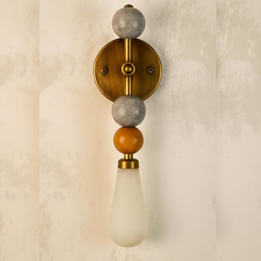 Handcrafted Wall Sconce Light, Brass Wall Light Sconce, Bathroom Lights, Indoor Wall Light, Mid Century Modern Sconce, Brass wall Sconce
