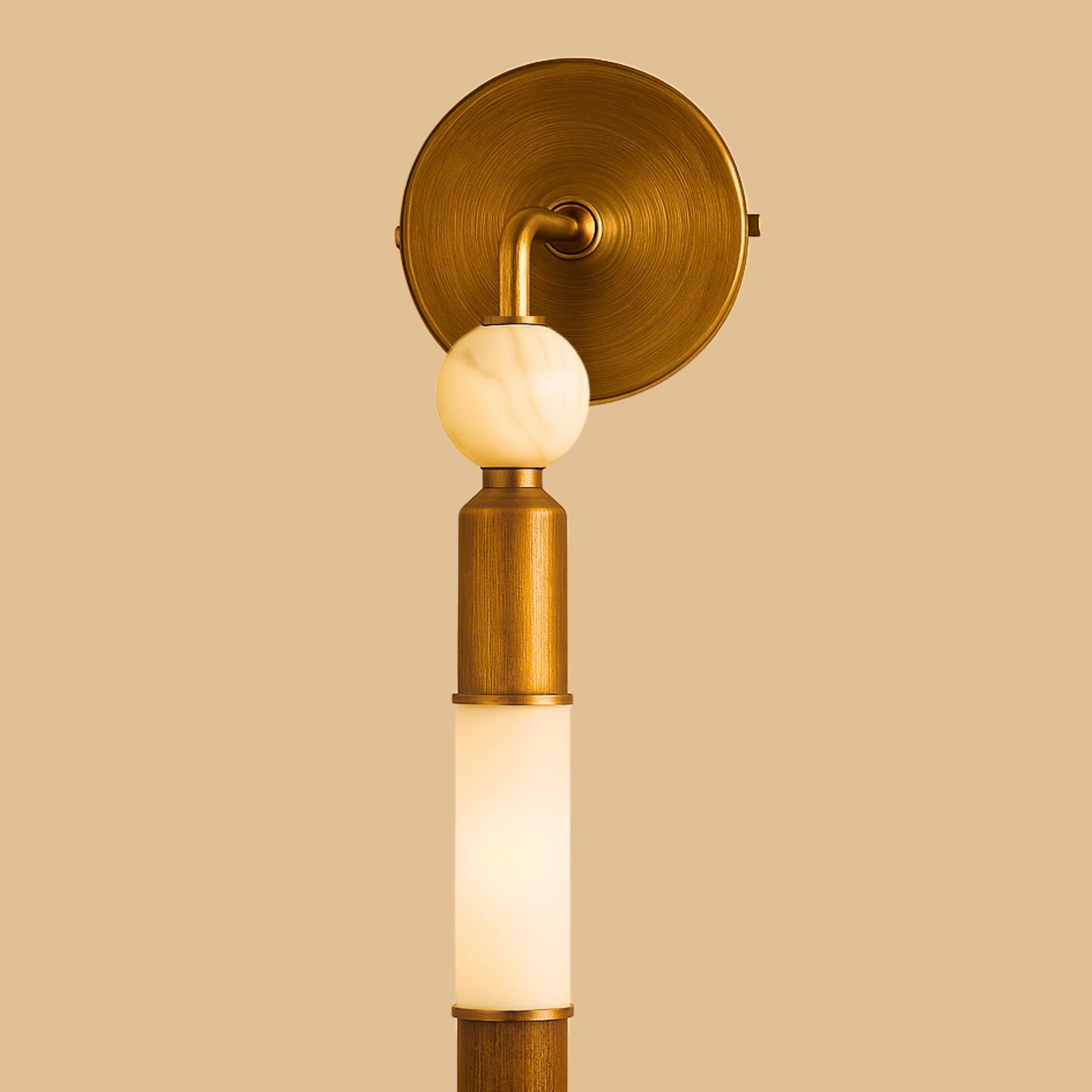 Modern Wall Sconce, Brass Wall Sconce Light, Cylinder Wall Light Sconce, Bathroom Lights, Indoor Wall lamp, Hallway Sconce lighting