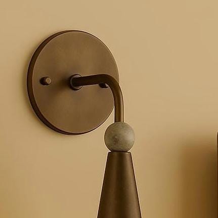 Brass Wall Sconce Light, Modern Brass Wall Light Sconce, Mid Century Wall Light Sconce, Indoor Wall , Handcrafted Brass Light fixture
