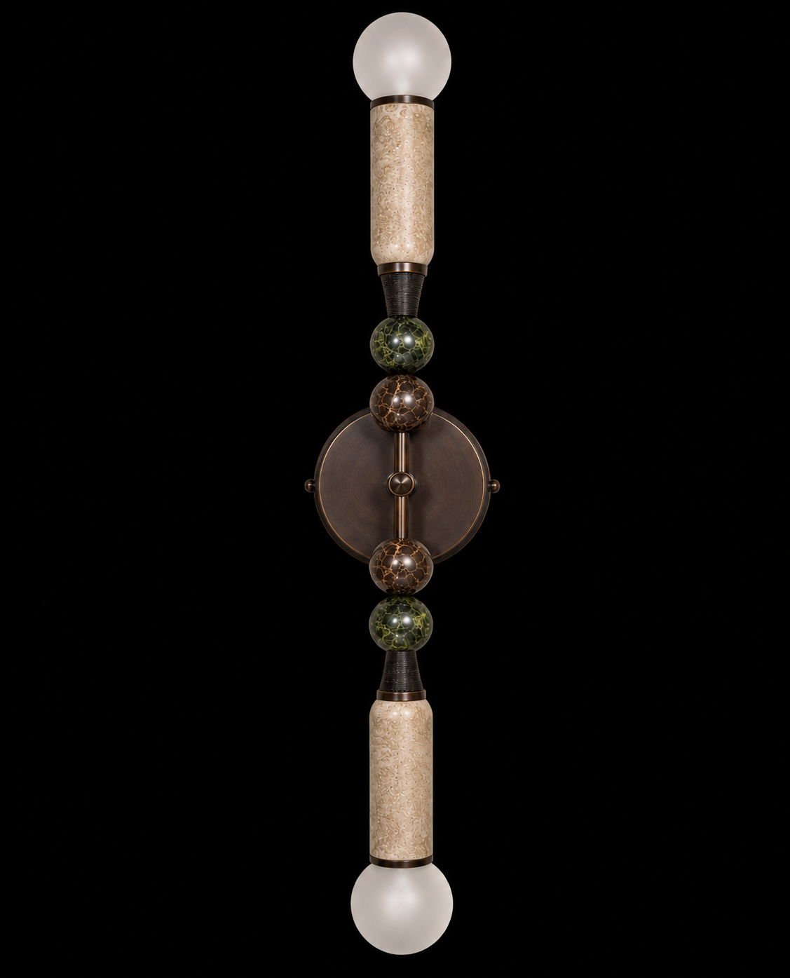 Custom Order for Bushra, Set of Two double Wall sconce lights