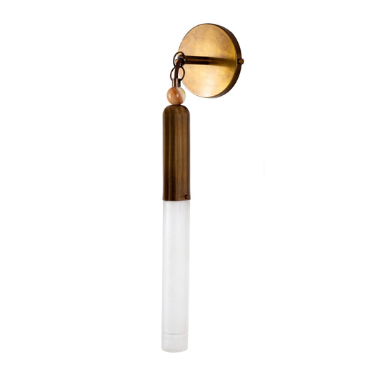Brass Wall Sconce Light, Cylinder Wall Light Sconce, Bathroom Lights, Indoor Wall lamp, Modern Wall Sconce - Hallway Sconce lighting