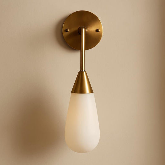 Mid Century Modern Wall Sconce, Indoor Wall Light, Brass Wall Sconce, Handcrafted Brass Sconce Light, Brass Wall Light Sconce