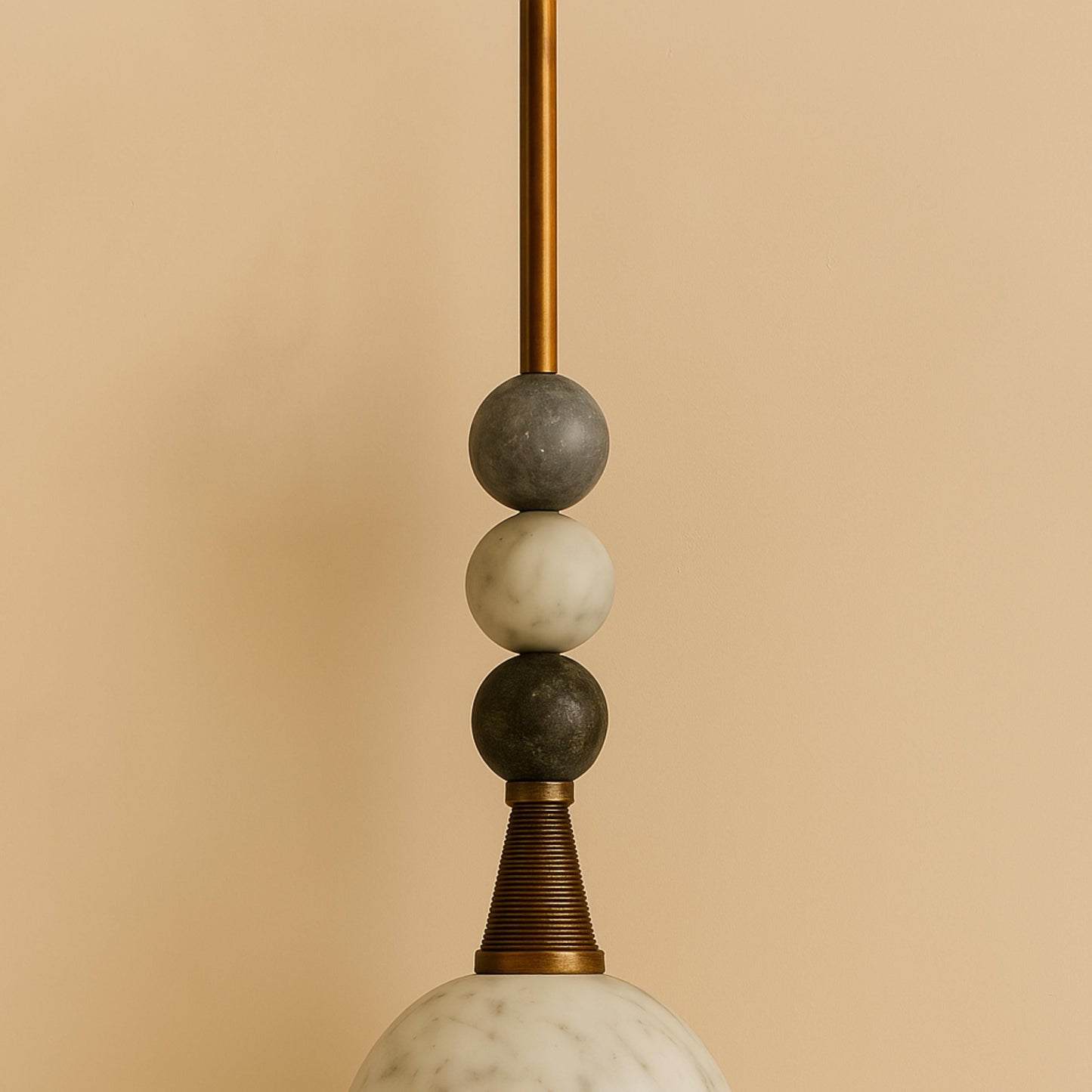 Gemstone Pendant Light, Modern Brass Ceiling Lamp, Light Pendant, Bedside Ceiling Lamp, Bathroom Lights