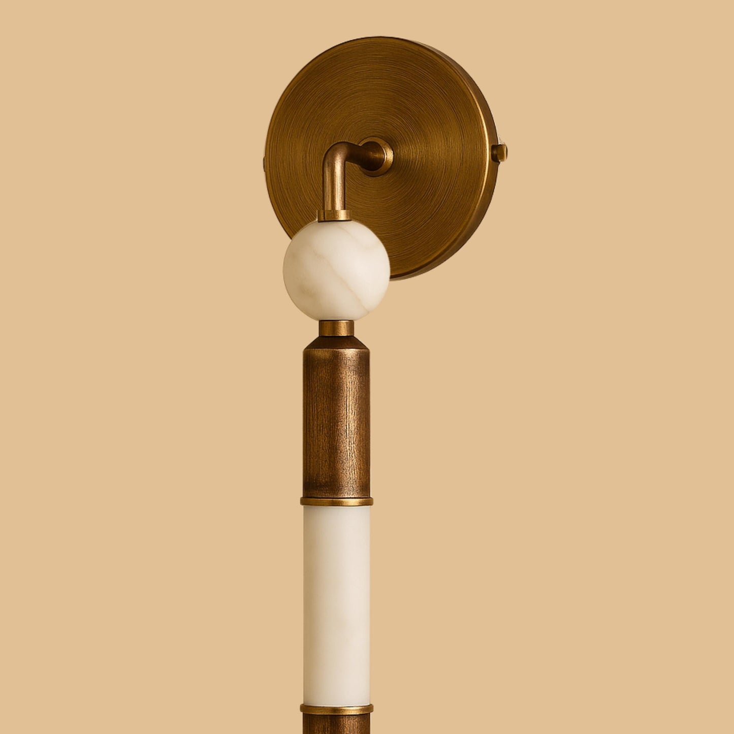 Brass Wall Sconce Light, Hallway Sconce lighting, Cylinder Wall Light Sconce, Bathroom Lights, Indoor Wall lamp, Modern Wall Sconce,