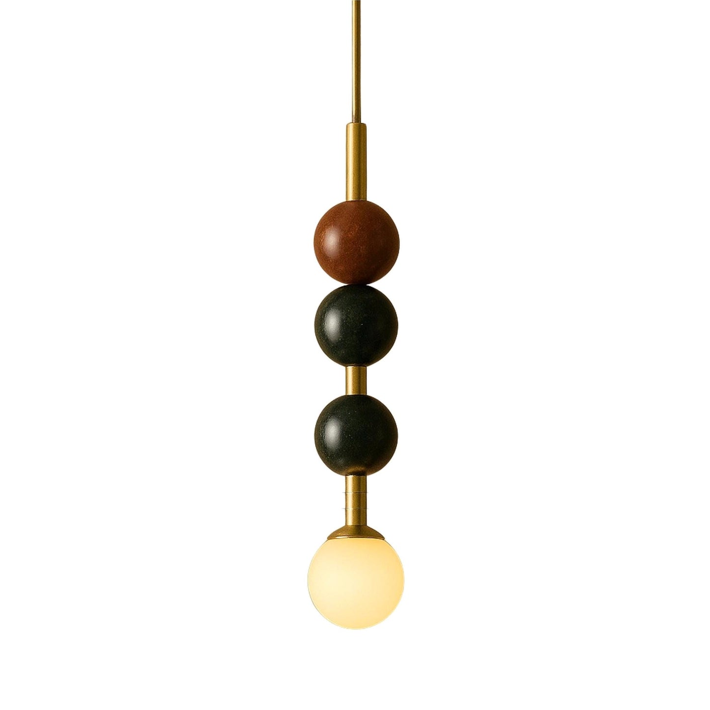 Modern Chandelier Lighting, Brass Pendant Light, Marble Stone Light Chandelier, Brass Ceiling Lamp, Light Pendant, Bedside Ceiling Lamp