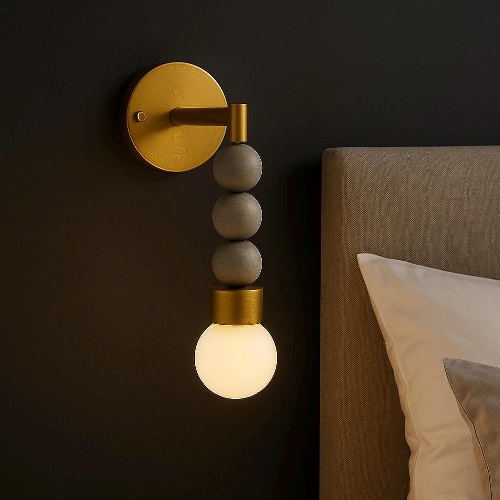 Handcrafted Wall Sconce Light, Brass Wall Light Sconce, Bedroom Light, Indoor Wall Light, Mid Century Modern Wall Sconce, Reading Lamp