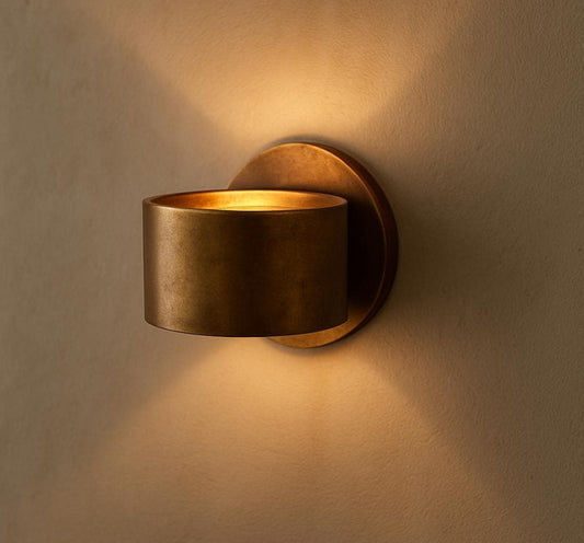 New Aged Brass Wall Sconce Light, Minimalist Bedside Lamp, Home Decoration Lamps