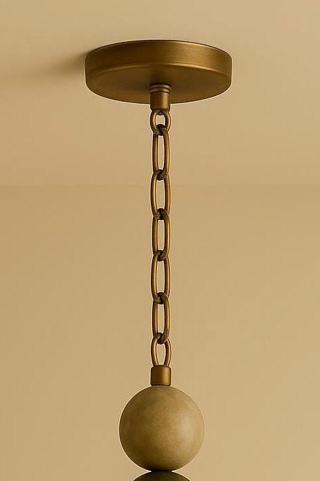 Alabaster Chain Pendant, Gemstone Pendant Light, Modern Chandelier Ceiling Lamp, Alabaster and Brass Light Pendant, Bedside Ceiling Lamp