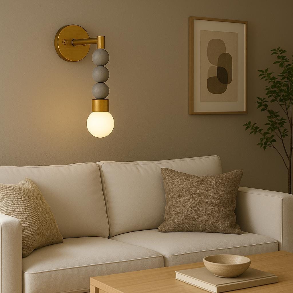Handcrafted Wall Sconce Light, Brass Wall Light Sconce, Bedroom Light, Indoor Wall Light, Mid Century Modern Wall Sconce, Reading Lamp