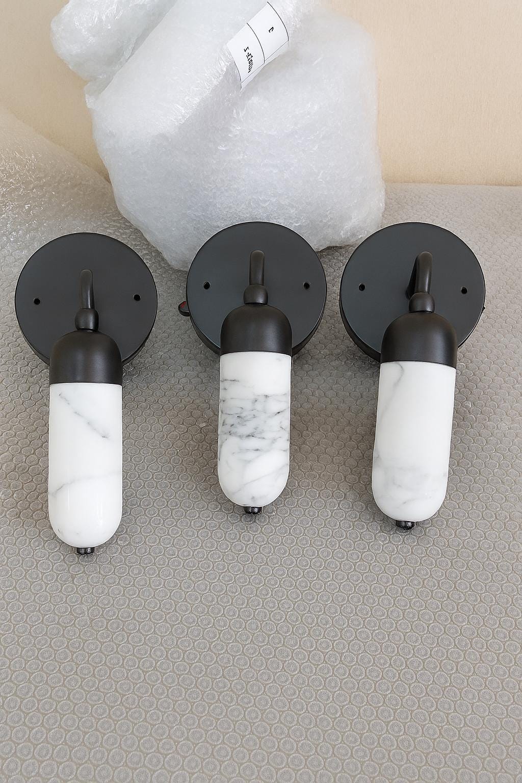 Modern Brass Finish Alabaster Stone Wall Sconce Light, Brass Wall Sconce Light, Cylinder Wall Light Sconce, Indoor Wall lamp, Hallway Sconce