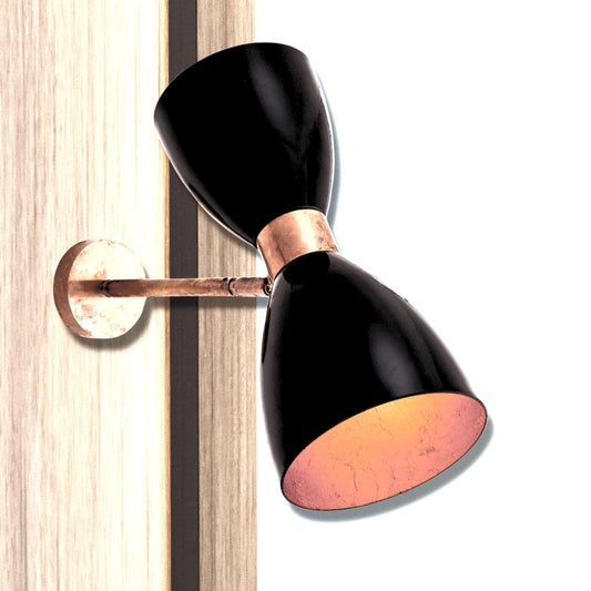 Brass Wall Sconce Light, Mid Century Modern Brass Sconce, Wall Light Sconce, Indoor Wall Lamp, Handcrafted Italian Brass Light fixture