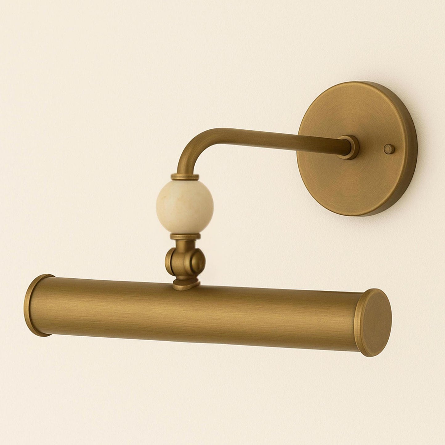 Brass Wall Sconce Light With Brass Shade, Handcrafted Picture Light, Bathroom Vanity Light, Reading Lamp