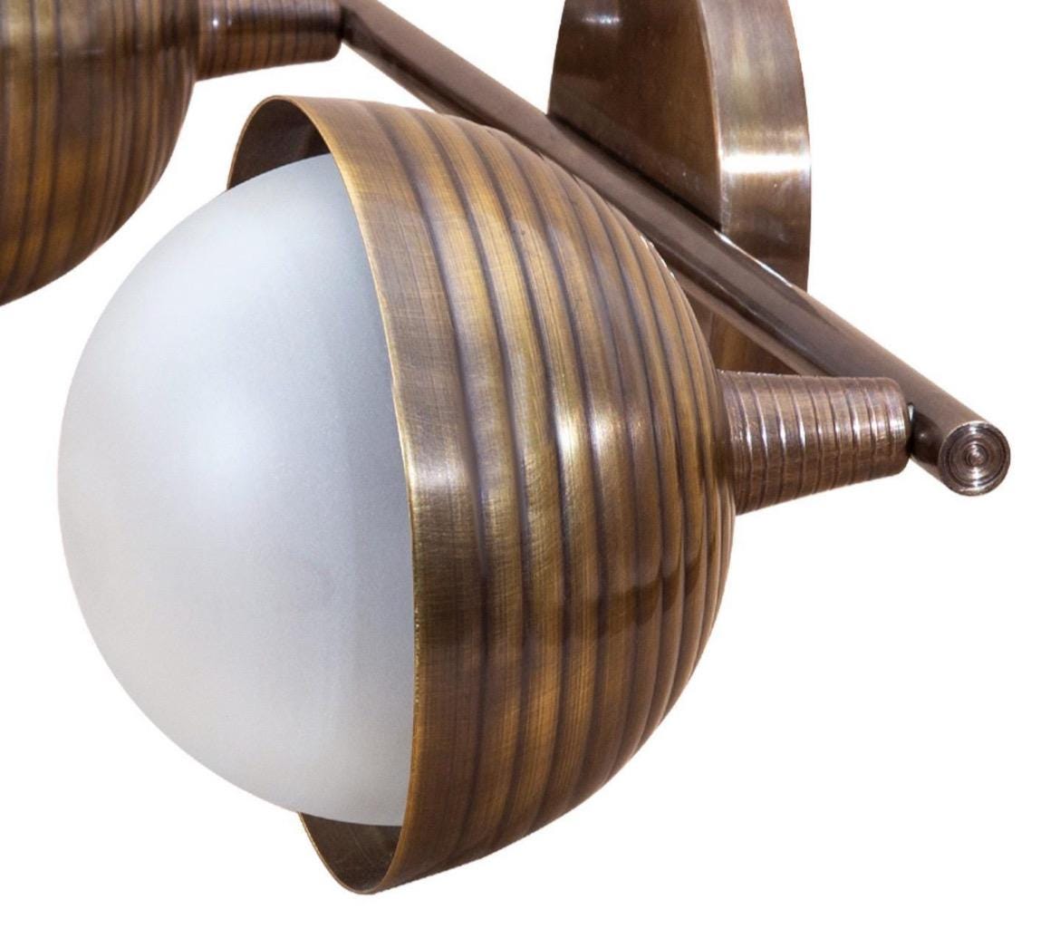 Brass Wall Sconce Light, Modern Brass Light, Mid Century Wall Light Sconce, Solid Brass Indoor Wall Lamp, Handcrafted Brass Light fixture