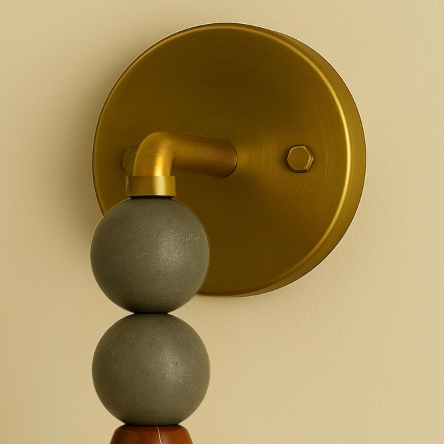 Vintage Wall Light Sconce, Alabaster Wall Sconce, Modern Wall Sconce, Brass Wall Lamp, Minimal Sconce Light, Modern Brass Light