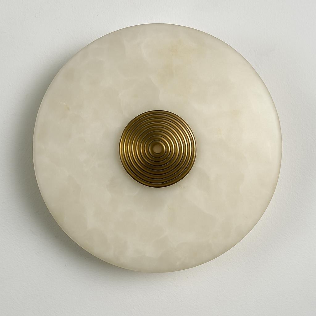 Alabaster Wall Light Sconce, Brass Wall Sconce Light, Mid Century Modern Brass Sconce, Handmade Wall Light Sconce, Indoor Wall Lamp