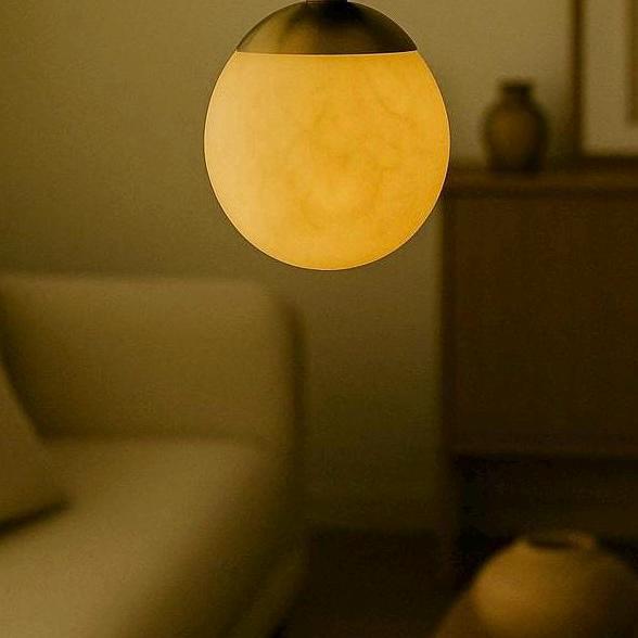 Alabaster Light Pendant, Bedside Ceiling Lamp, Gemstone Lighting Chandelier, Modern Brass Ceiling Lamp, Pendant Light, Bathroom Lights