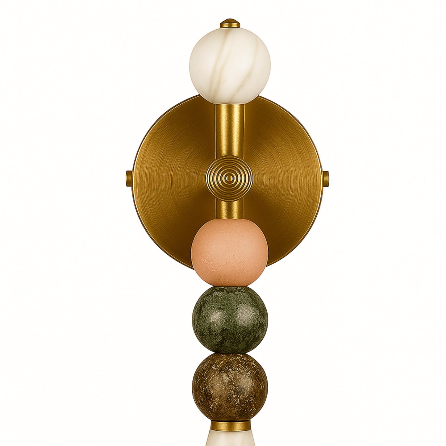 Marble Wall Sconce Light, Vintage Cone wall Sconce, Bedroom Wall Lamp, Indoor Wall Light, Mid Century Modern Wall Sconce