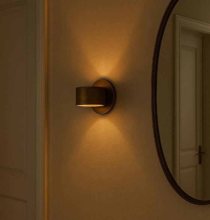 New Aged Brass Wall Sconce Light, Minimalist Bedside Lamp, Home Decoration Lamps