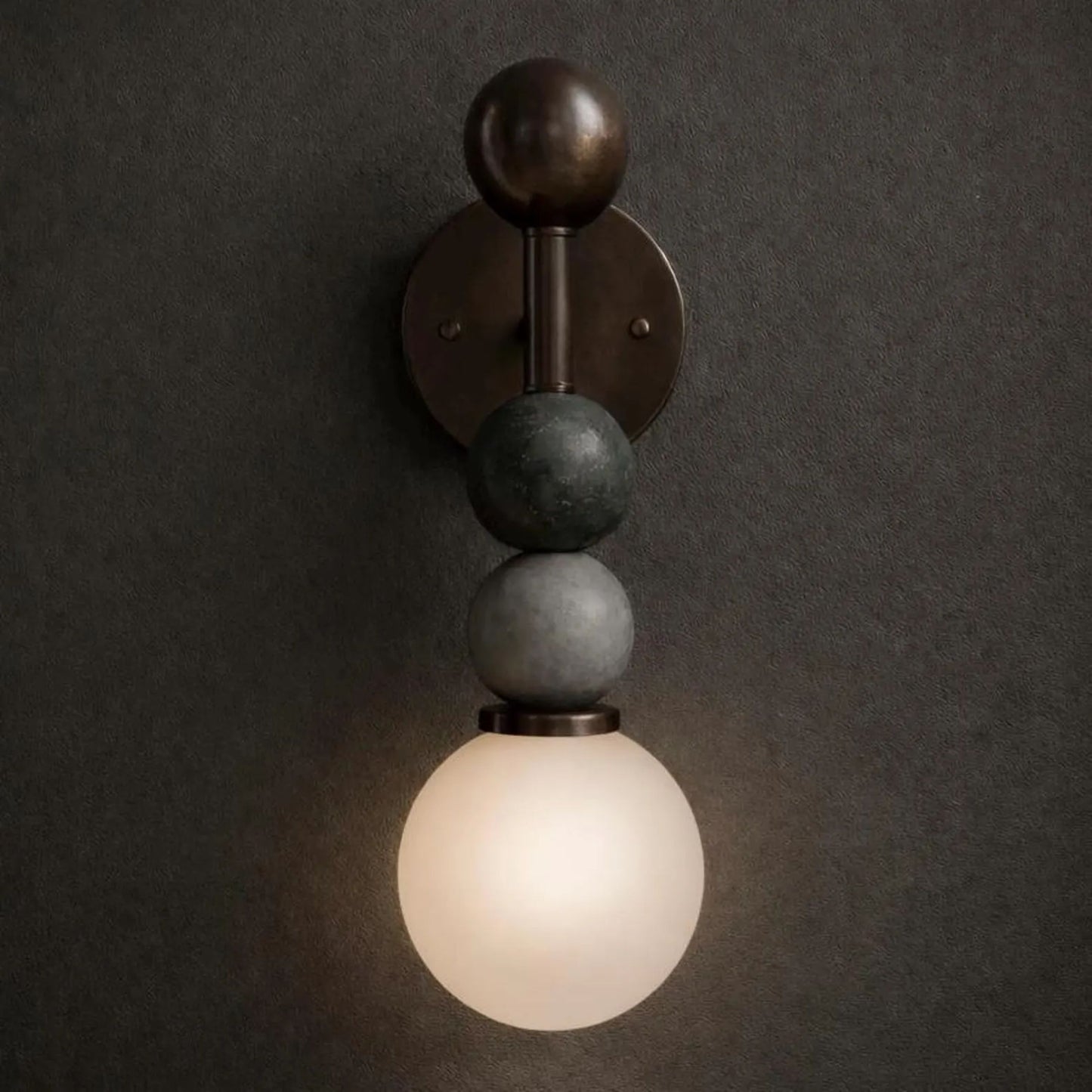 Frosted Glass Wall Sconce Light, Bedroom Lamp, Brass Wall Light Sconce, Indoor Wall Light, Modern Mid Century Wall Sconce, Reading Lamp