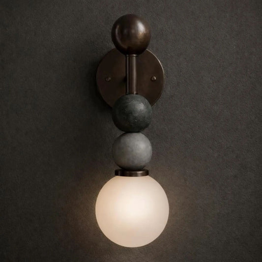 Frosted Glass Wall Sconce Light, Bedroom Lamp, Brass Wall Light Sconce, Indoor Wall Light, Modern Mid Century Wall Sconce, Reading Lamp