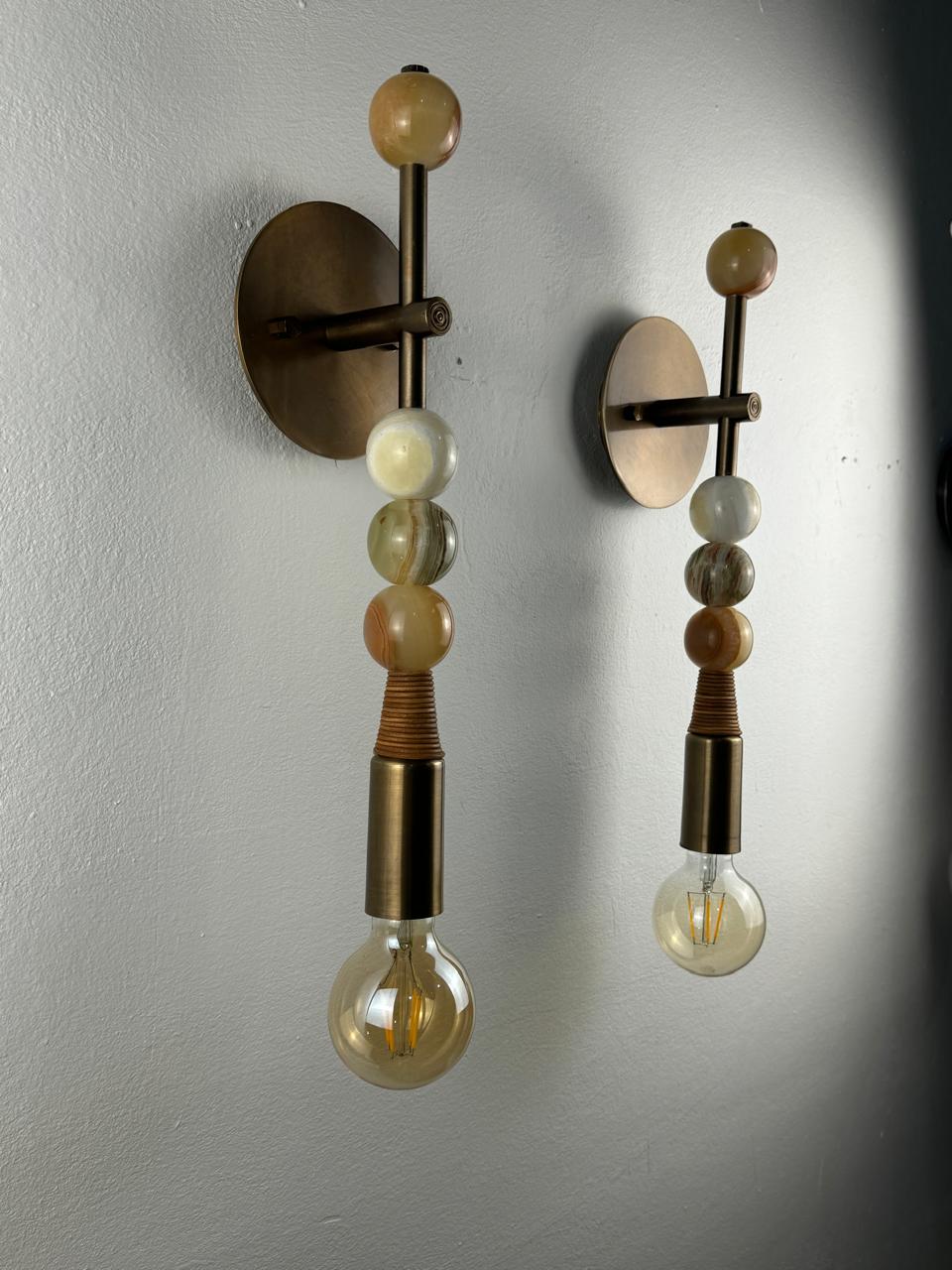 Handcrafted Brass Wall Sconce Light, Mid-Century Modern Wall Light Sconce, Bathroom Vanity Lights, Indoor Wall Light, Hallway Sconce Lighting