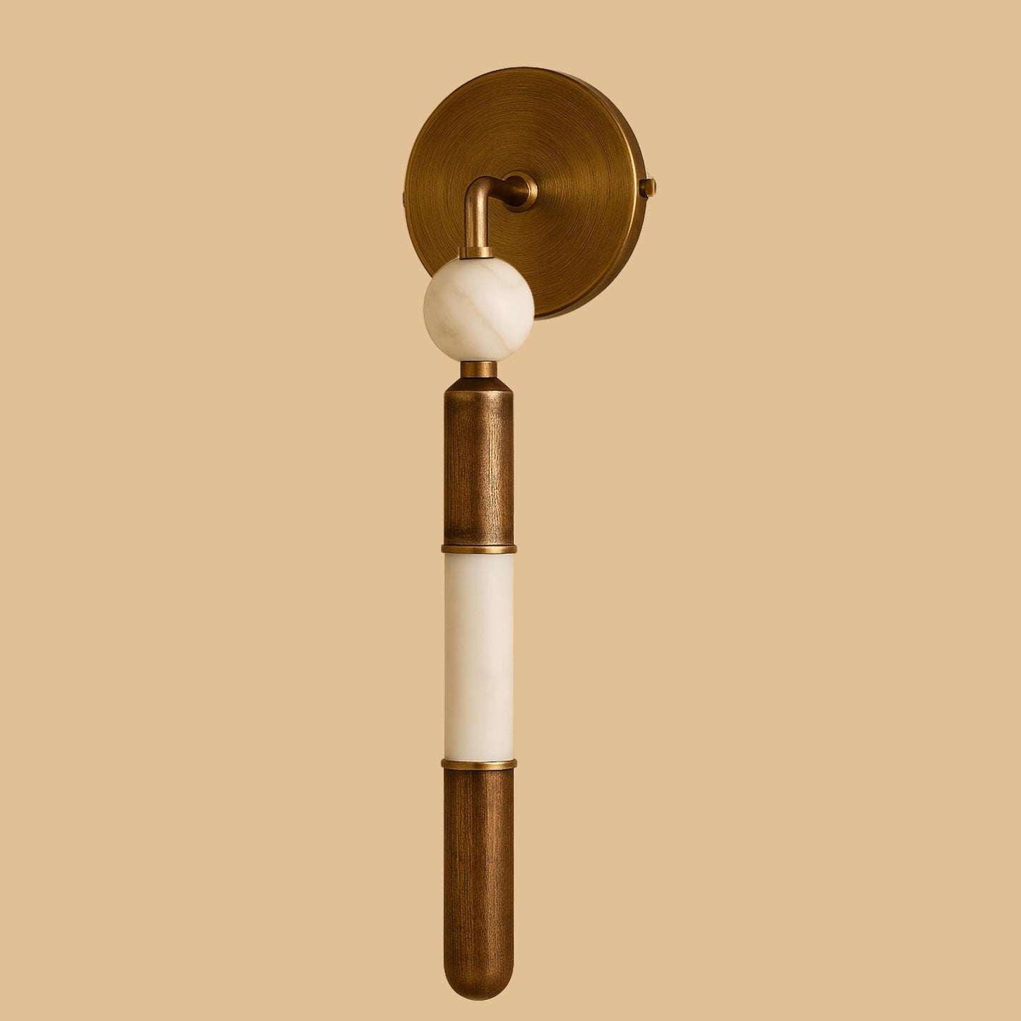 Brass Wall Sconce Light, Hallway Sconce lighting, Cylinder Wall Light Sconce, Bathroom Lights, Indoor Wall lamp, Modern Wall Sconce,