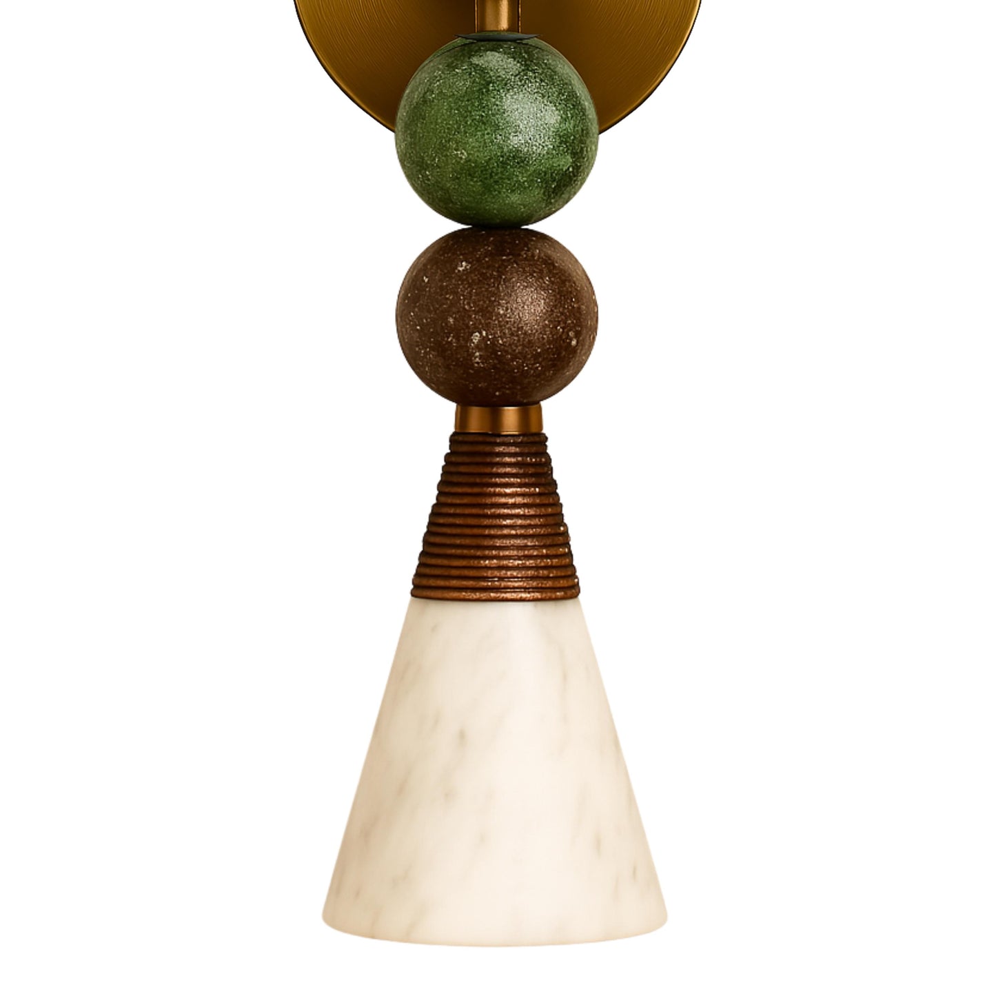 Indoor Wall Light Sconce, Marble Wall Sconce Light, Bedroom Wall Lamp, Mid Century Modern Wall Sconce, Vintage Wall Sconce