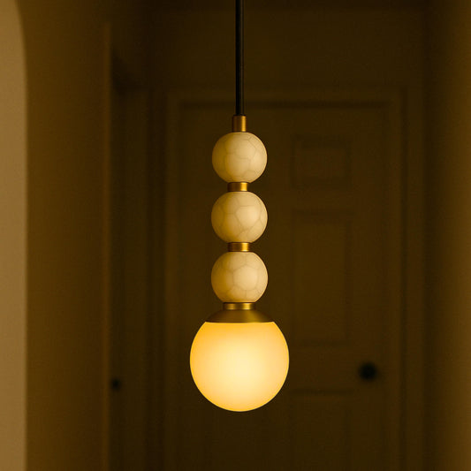 Frosted Glass Pendant Light, Bedside Ceiling Lamp, Gemstone Chandelier Lighting, Modern Brass Ceiling Lamp, Light Pendant, Bathroom Lights