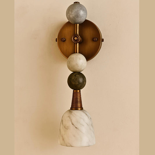 Marble Wall Sconce Light, Bedroom Wall Lamp, Mid Century Modern Wall Light Sconce Indoor Wall Light, Vintage wall Sconce