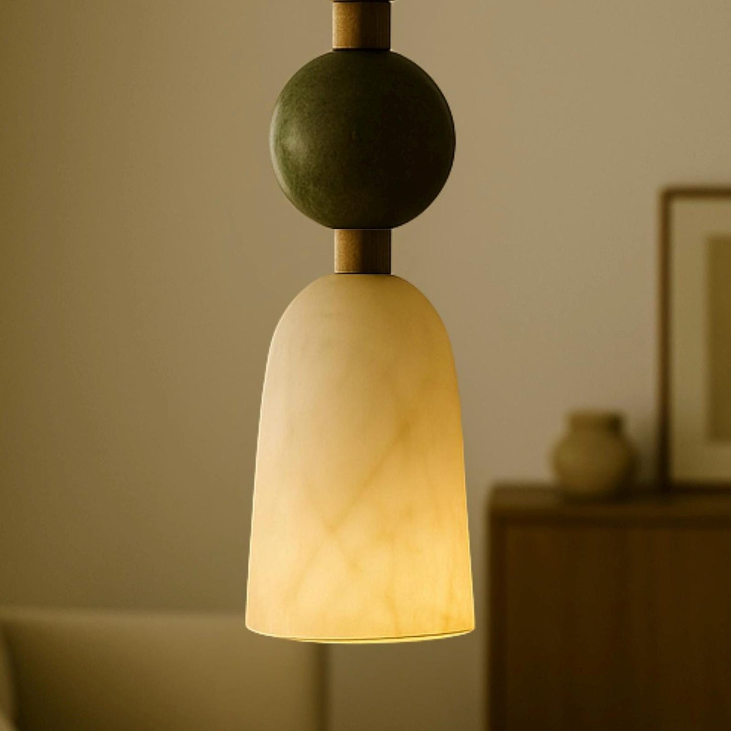 Alabaster Pendant Light, Gemstone Chandelier Lighting, Modern Brass Ceiling Lamp, Light Pendant, Bedside Ceiling Lamp, Bathroom Lights