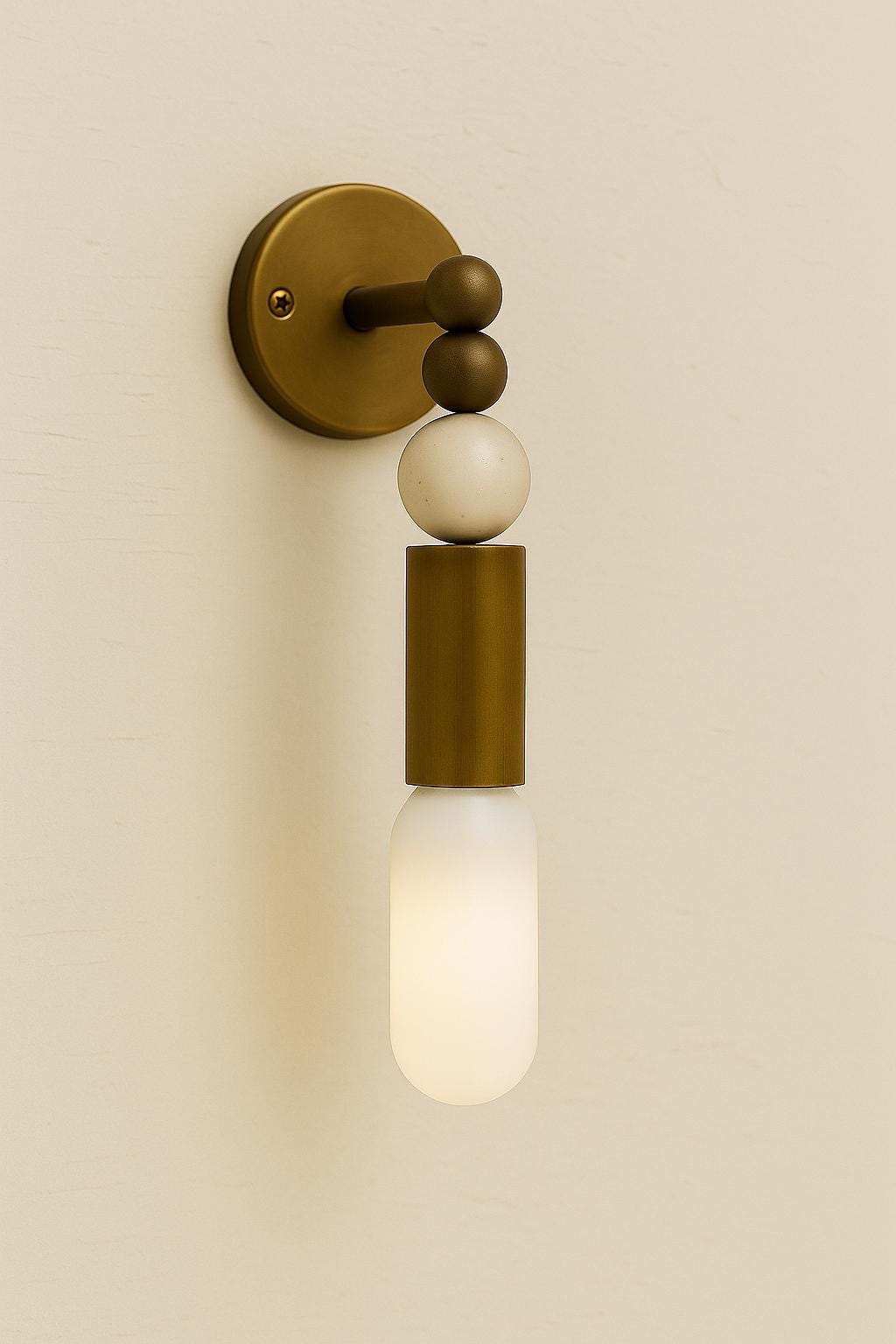 Brass Finish Wall Lamp, Mid Century Modern Handmade Wall Light Sconce, Indoor Wall Sconce Light, Side Bed Reading lamp