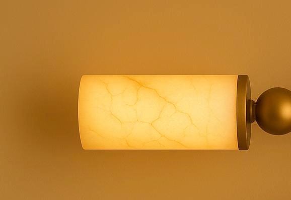 Double Alabaster Wall Sconce, Modern Brass Wall Lamp, Mid Century Wall Light Sconce, Bathroom Vanity Lights, Mirror Sconce