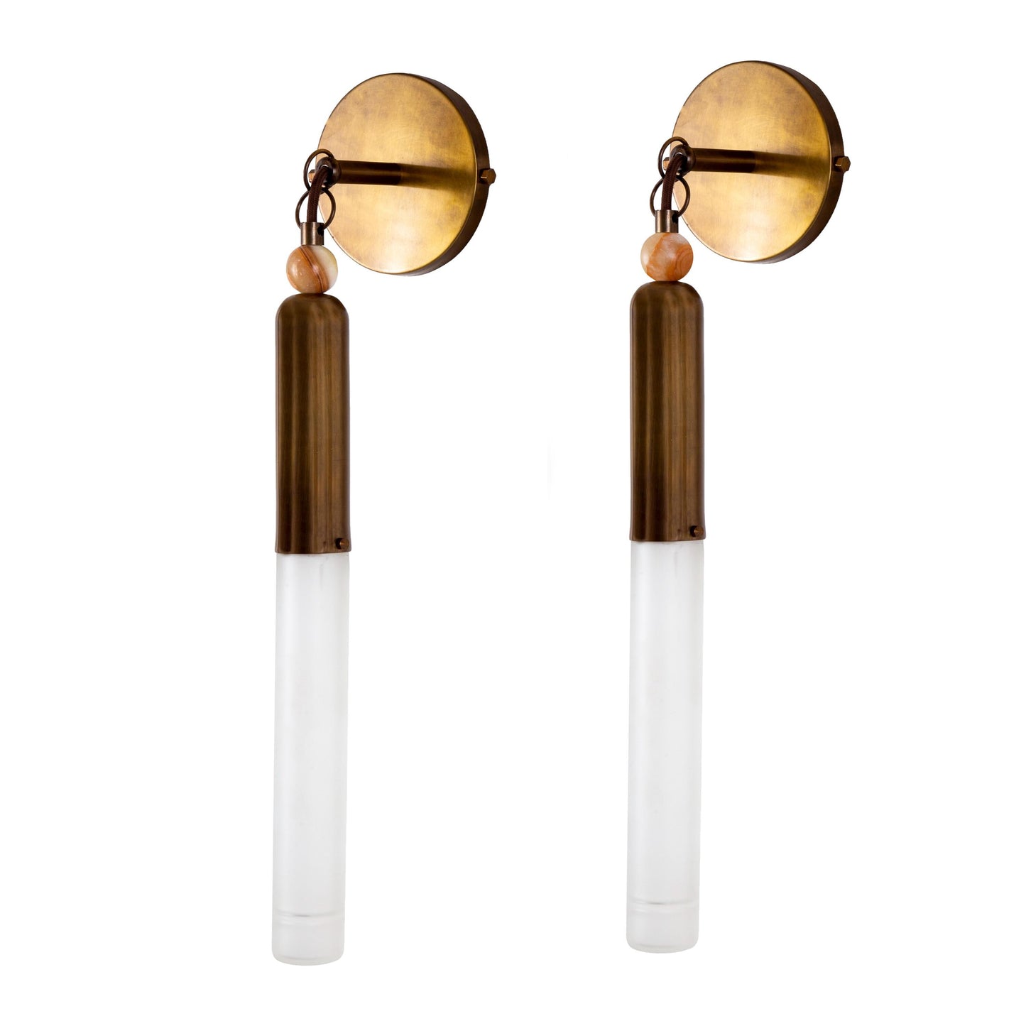 Brass Wall Sconce Light, Cylinder Wall Light Sconce, Bathroom Lights, Indoor Wall lamp, Modern Wall Sconce - Hallway Sconce lighting