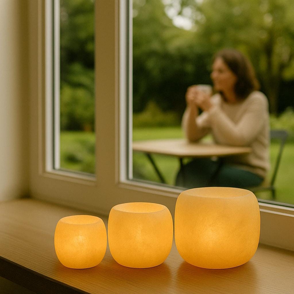 White Alabaster Stone Candle Holder, Handmade Candle Holder, Handcrafted Alabaster Candle Holder, Bathroom Candle Light, Cozy Canldle holder