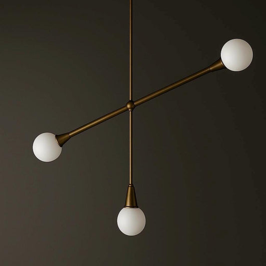 Handmade Brass Pendant Light VECTOR, Kitchen Chandelier Lighting, Brass Finish Light Pendant, Modern Chandelier, Ceiling Light Fixture