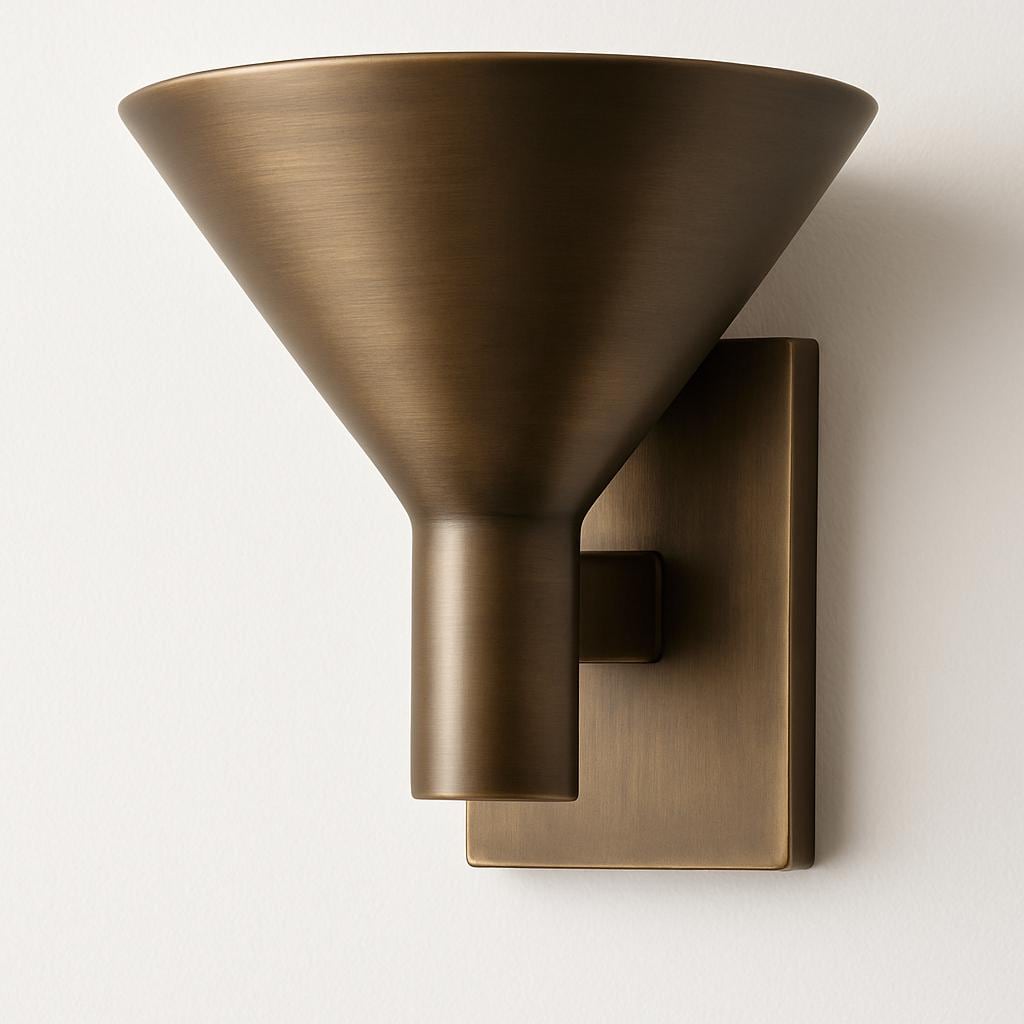 Brass Wall Light Modern Sconce, Mid Century  Wall Light Sconce, Hallway Wall Lamp, Side Bed Reading lamp, Handmade Brass Finish Sconce