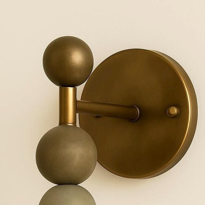 Frosted Glass Wall Sconce Light, Bedroom Lamp, Brass Wall Light Sconce, Indoor Wall Light, Modern Mid Century Wall Sconce, Reading Lamp
