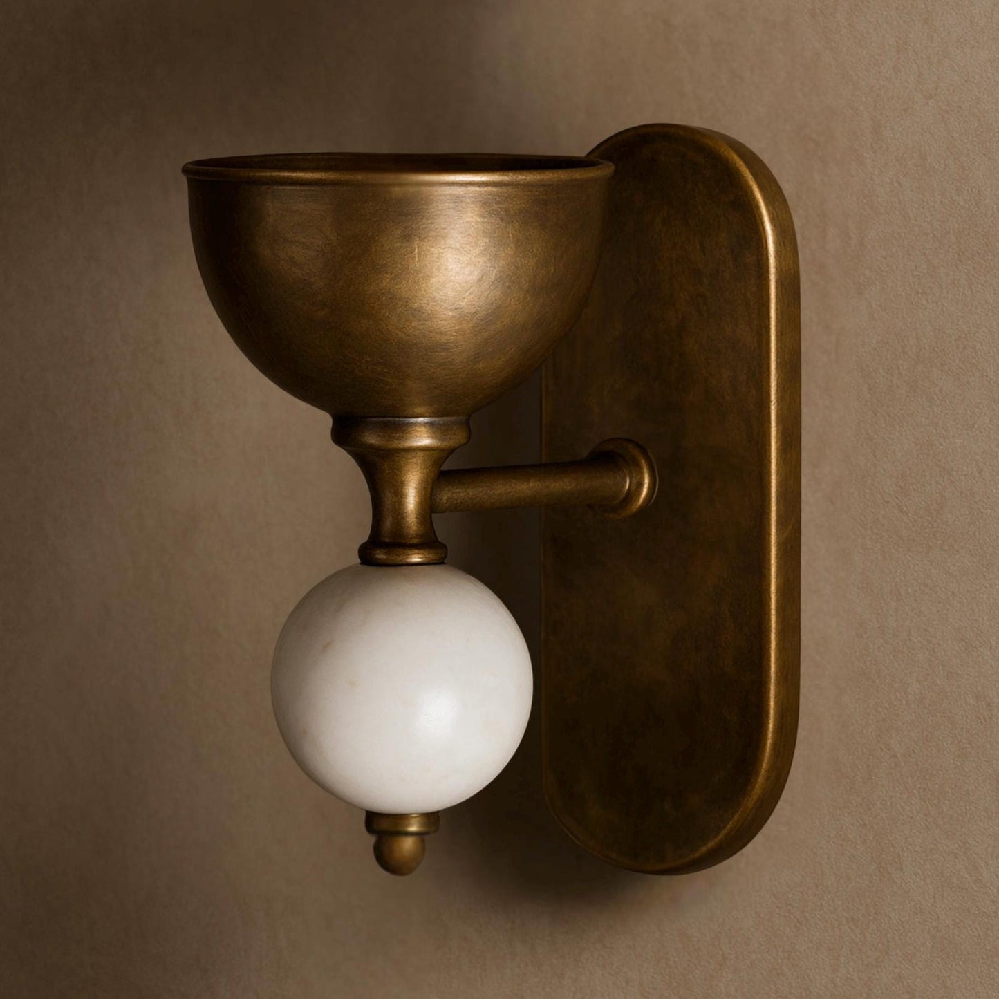 Brass Handcrafted Wall Sconce Light, Mid Century Modern Sconce Light, Wall Light Fixture, Gemstone Wall Light Sconce