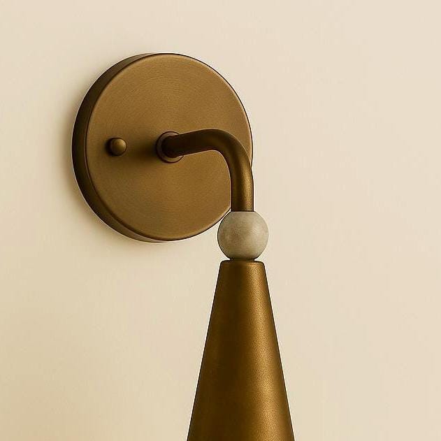 Alabaster Brass Wall Sconce Light, Modern Brass Wall Light Sconce, Mid Century Wall Light Sconce, Indoor Wall , Brass Light fixture